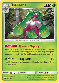 Tsareena #20 Sun & Moon