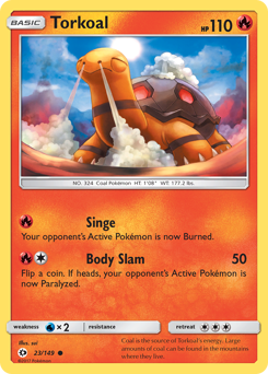 Torkoal Sun & Moon #23