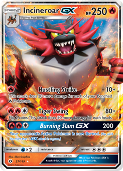 Incineroar-GX #27 Sun & Moon