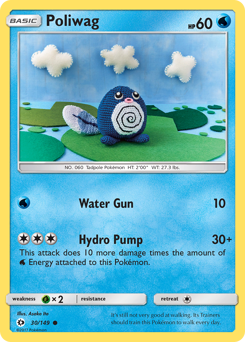 Poliwag #30 Sun & Moon