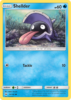 Shellder #33 Sun & Moon