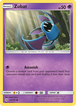 Zubat Sun & Moon #54