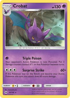 Crobat #56 Sun & Moon