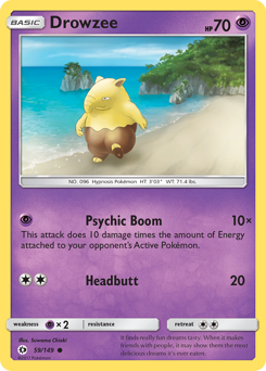 Drowzee Sun & Moon #59