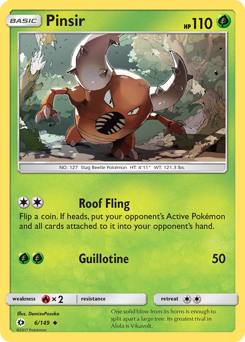 Pinsir Sun & Moon #6