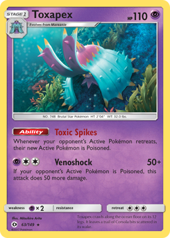 Toxapex #63 Sun & Moon