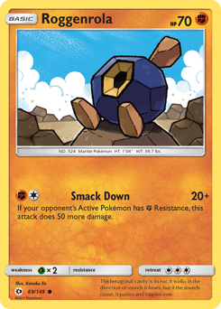 Roggenrola #69 Sun & Moon