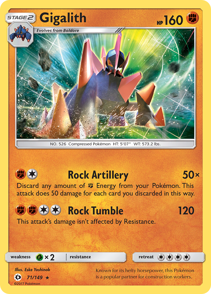 Gigalith #71 Sun & Moon