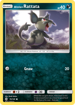 Alolan Rattata #76 Sun & Moon