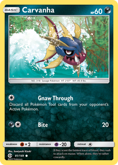 Carvanha Sun & Moon #81