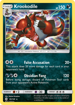 Krookodile Sun & Moon #85