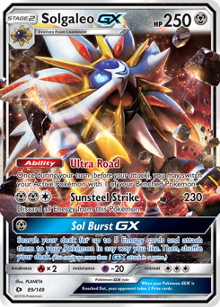 Solgaleo-GX #89 Sun & Moon