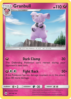Granbull #91 Sun & Moon