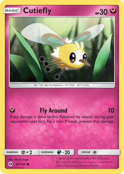 Cutiefly #92 Sun & Moon