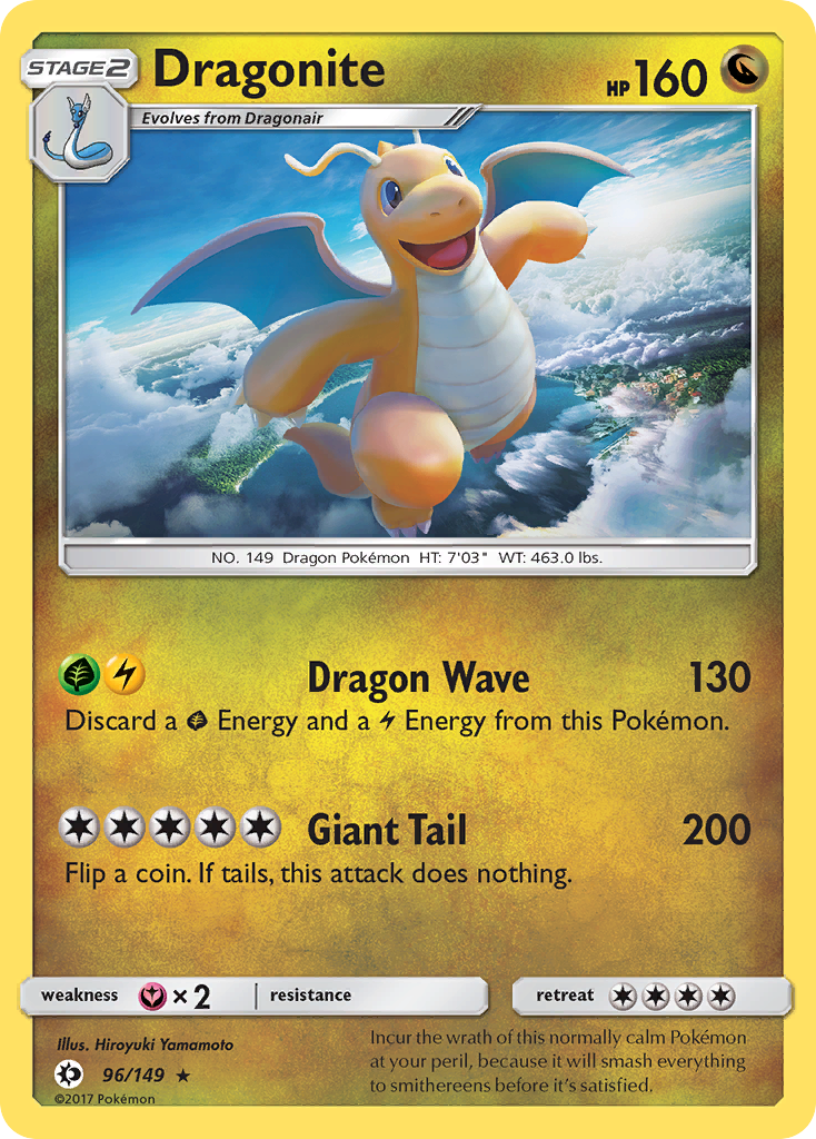 Dragonite #96 Sun & Moon