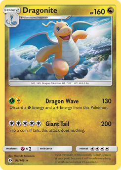 Dragonite #96 Sun & Moon