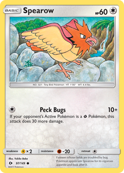 Spearow #97 Sun & Moon