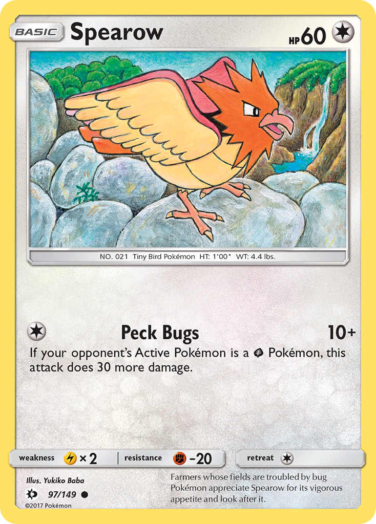 Spearow #97 Sun & Moon