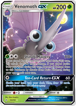 Venomoth-GX #12 Unbroken Bonds