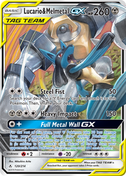 Lucario & Melmetal-GX #120 Unbroken Bonds