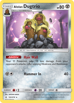 Alolan Dugtrio #122 Unbroken Bonds
