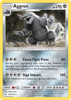 Aggron #125 Unbroken Bonds
