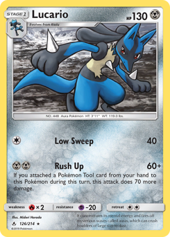 Lucario #126 Unbroken Bonds