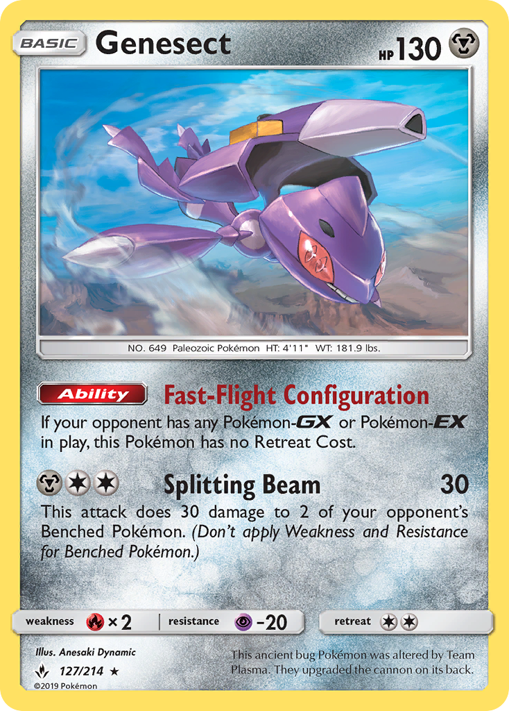 Genesect #127 Unbroken Bonds