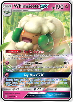 Whimsicott-GX #140 Unbroken Bonds