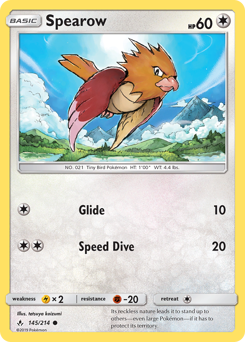 Spearow #145 Unbroken Bonds