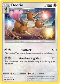 Dodrio #151 Unbroken Bonds