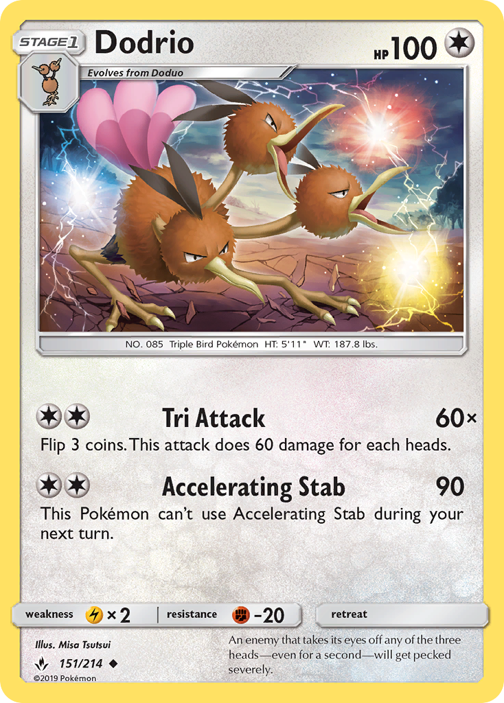 Dodrio #151 Unbroken Bonds
