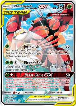 Pheromosa & Buzzwole-GX #192 Unbroken Bonds