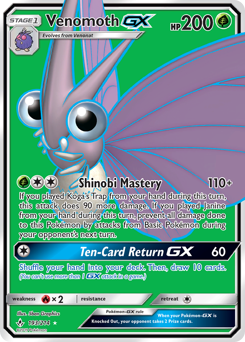 Venomoth-GX #193 Unbroken Bonds