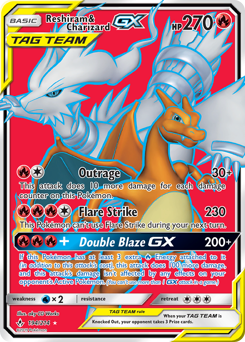 Reshiram & Charizard-GX #194 Unbroken Bonds