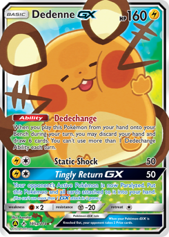 Dedenne-GX #195A Unbroken Bonds