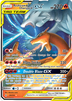 Reshiram & Charizard-GX #20 Unbroken Bonds