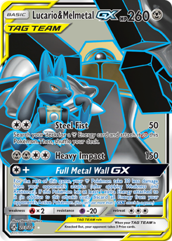 Lucario & Melmetal-GX #203 Unbroken Bonds