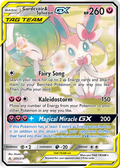 Gardevoir & Sylveon-GX #205 Unbroken Bonds