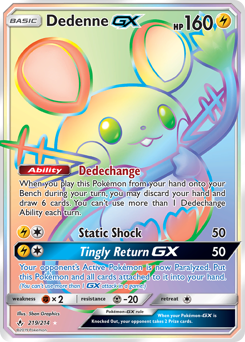 Dedenne-GX #219 Unbroken Bonds