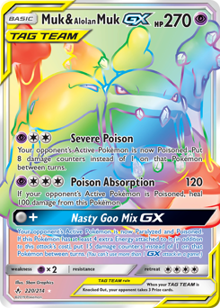 Muk & Alolan Muk-GX #220 Unbroken Bonds