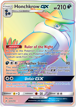Honchkrow-GX #223 Unbroken Bonds