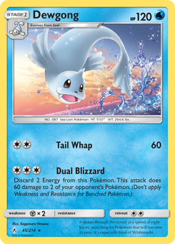 Dewgong #45 Unbroken Bonds