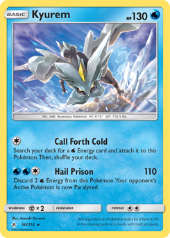 Kyurem #50 Unbroken Bonds