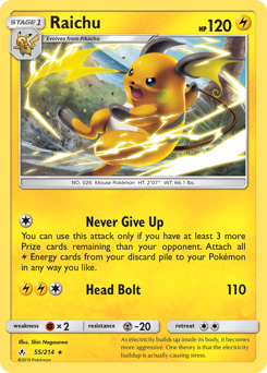 Raichu Unbroken Bonds