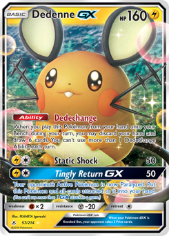 Dedenne-GX #57 Unbroken Bonds