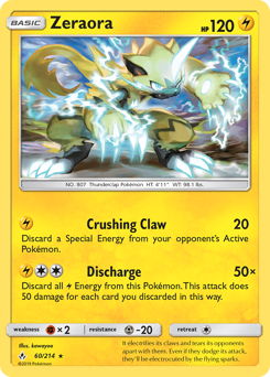 Zeraora #60 Unbroken Bonds