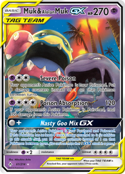 Muk & Alolan Muk-GX Unbroken Bonds #61