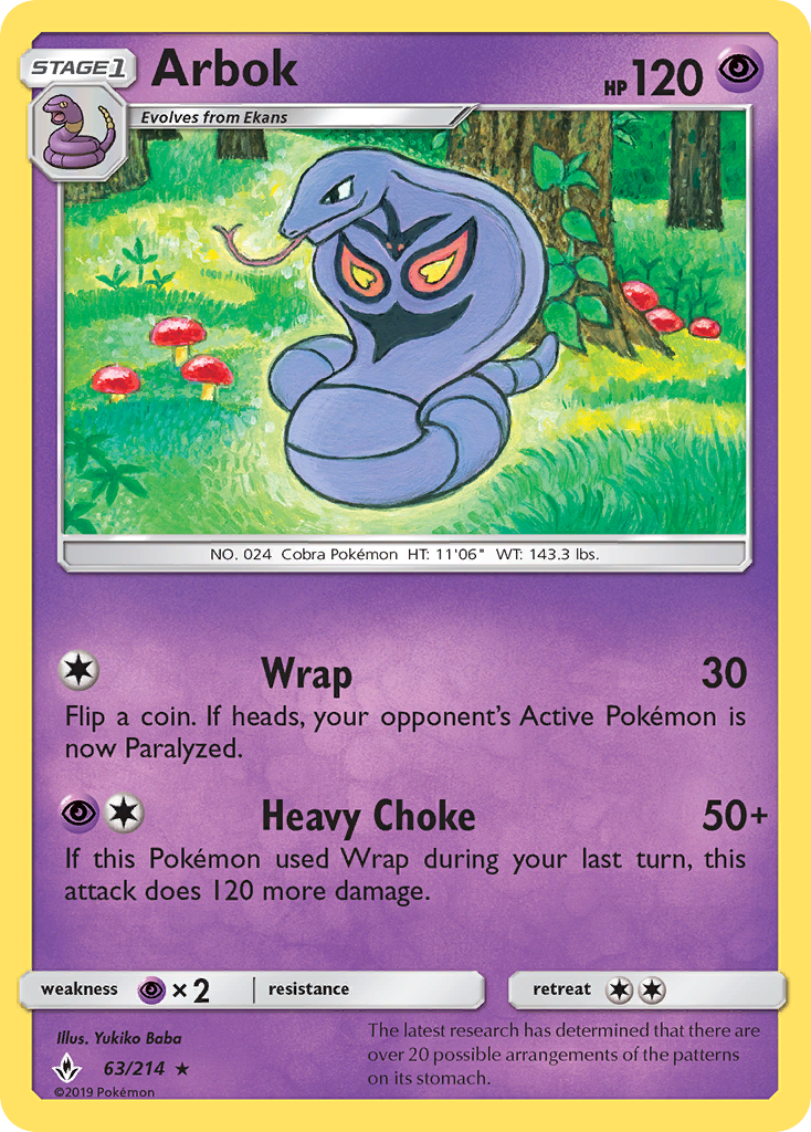 Arbok #63 Unbroken Bonds