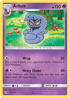 Arbok #63 Unbroken Bonds